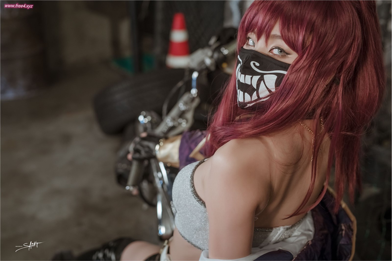 SAINT Photolife Yuna - Yuna Cos Vol.04 KDA Akali & Nier Automata 2B(12)